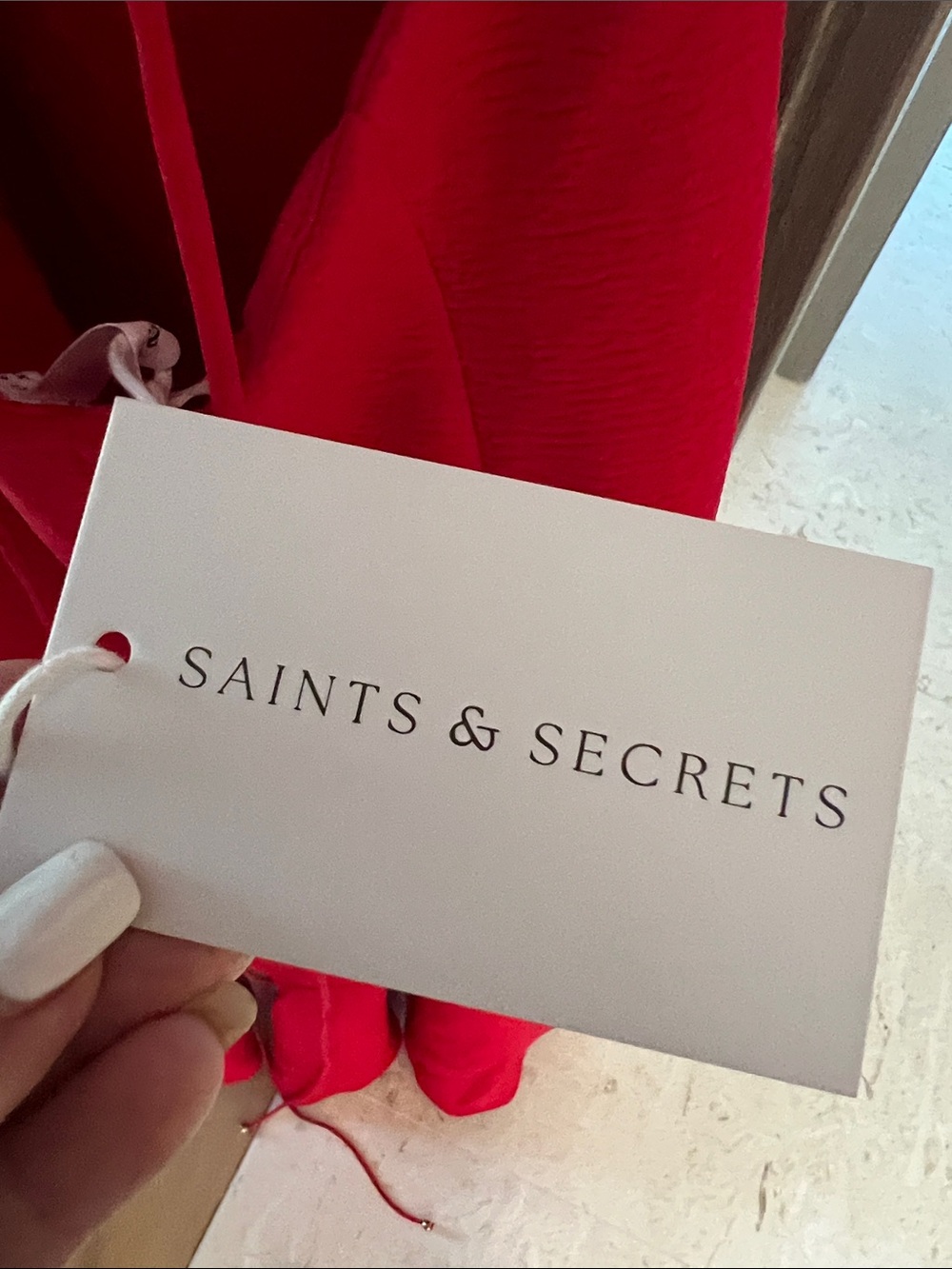 NWT REVOLVE SAINTS & SECRETS SHOWPO Luiza red ruffle corset back dress US /XS - Picture 10 of 13